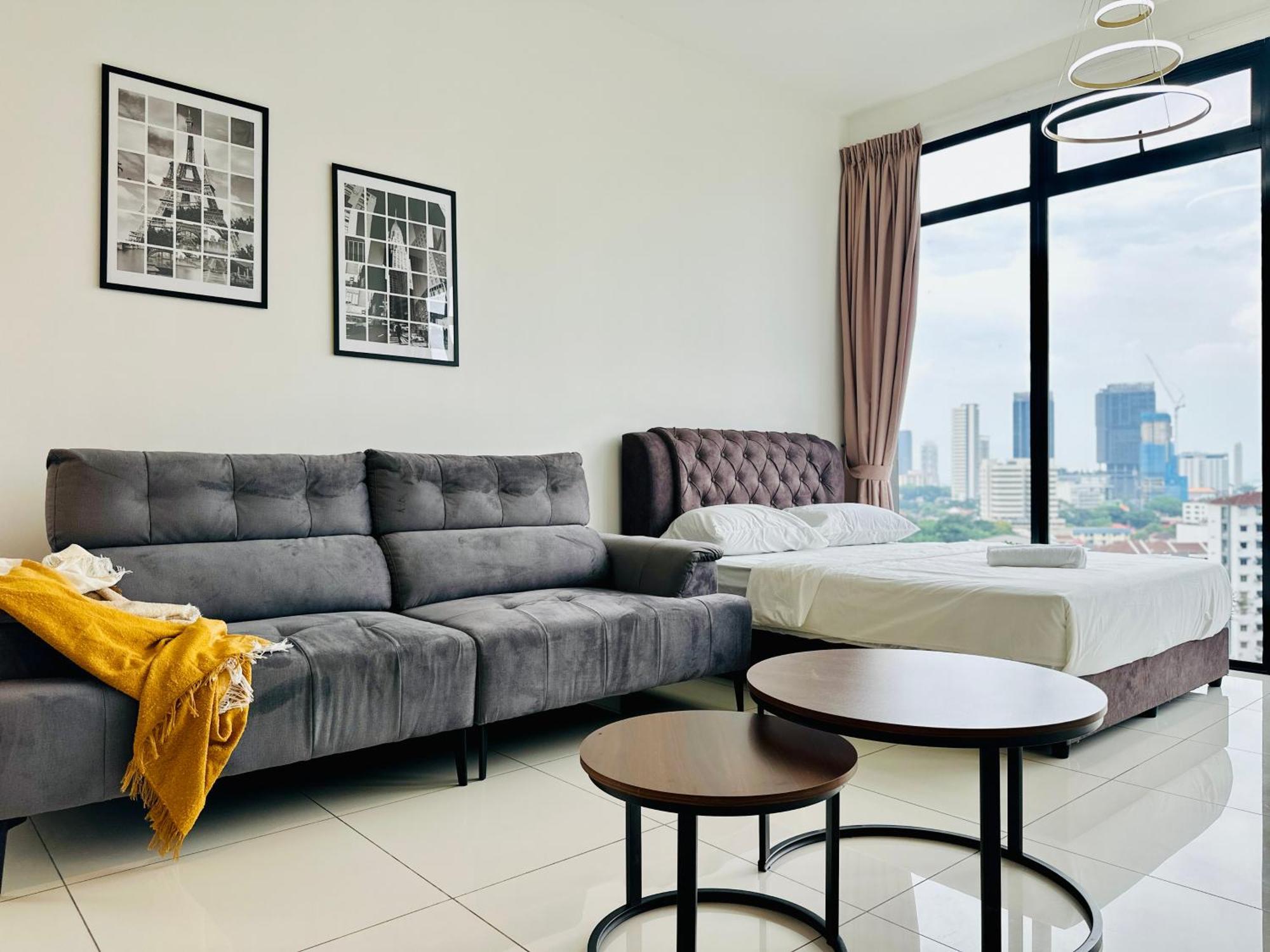 New Georgetown Instagramable 2Br Homestay For 10Pax 无敌美景两房民宿 Beacon Executive Suite المظهر الخارجي الصورة